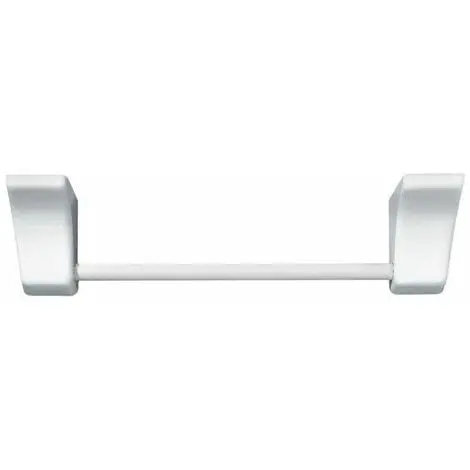 Portasciugamani Eliplast Plus Bianco - Lunghezza 38 cm. Design Elegante e Fissaggio a Muro