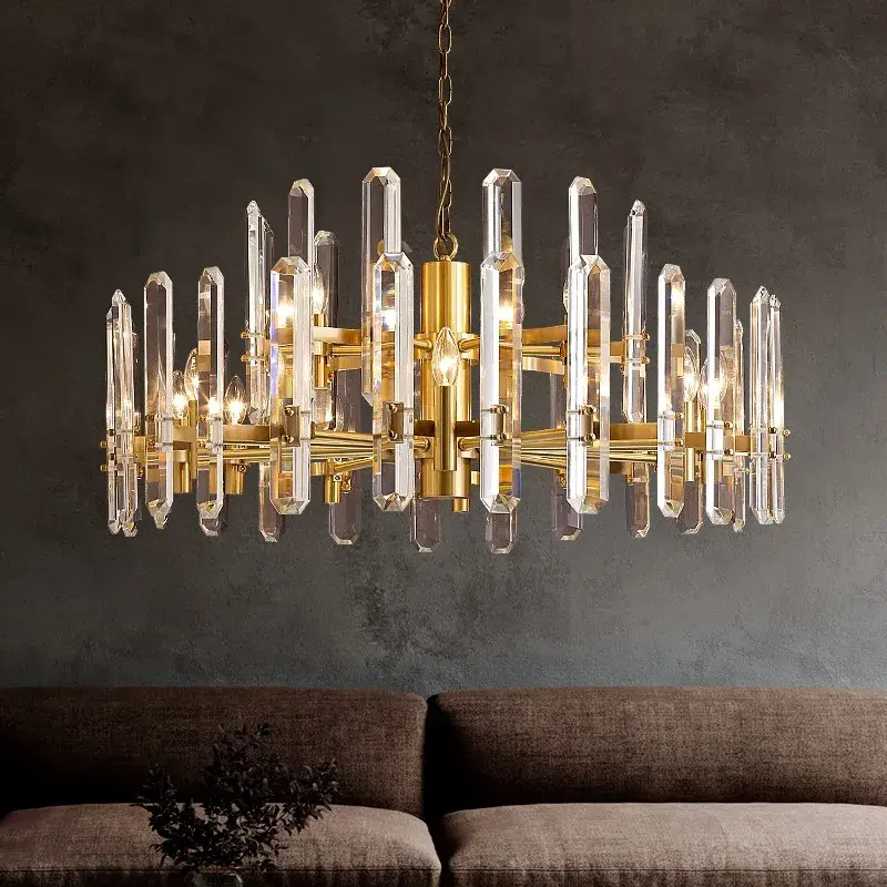 Postmodern Crystal Chandelier