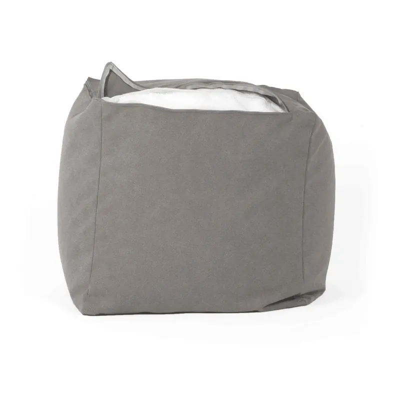 POUF COVER ZIP 42, Fodera Copri Pouf con zip in Cotone Poliestere 42x42