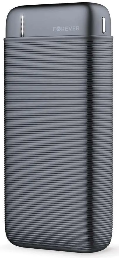 Powerbank 20.000mAh Forever nero con doppia uscita USB