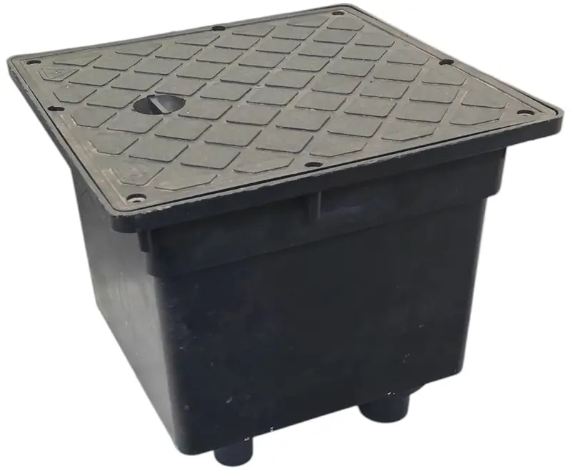 Pozzetto con coperchio per cavi elettrici PP 250×250 mm Airgama