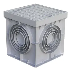 Pozzetto monolitico con coperchio PP 200x200mm