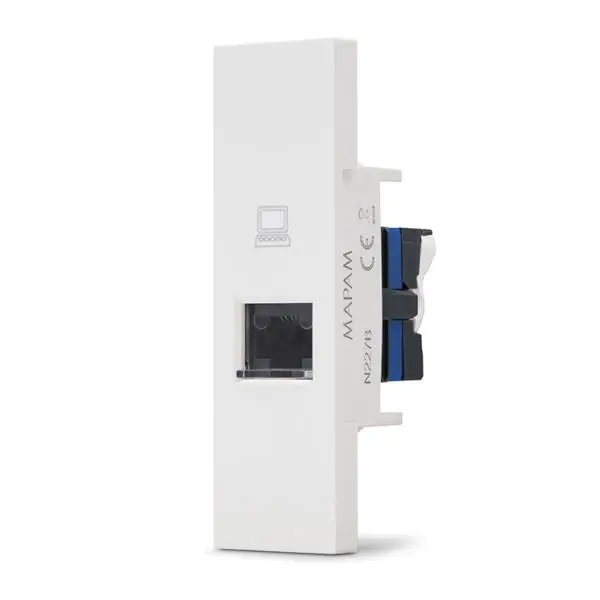 Presa di rete RJ45 Cat 5e bianca linea ZEN