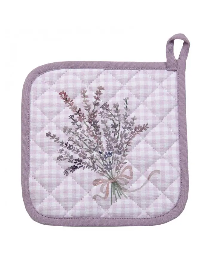 Presina Viola in Cotone – Collezione Lavender Garden by Clayre & Eef, 20x20 cm