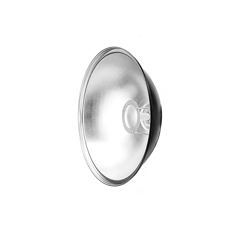 PROLIGHT BEAUTY DISH 55 CM ARGENTO E NERO (SOLO PARABOLA, SENZA ACCESSORI)