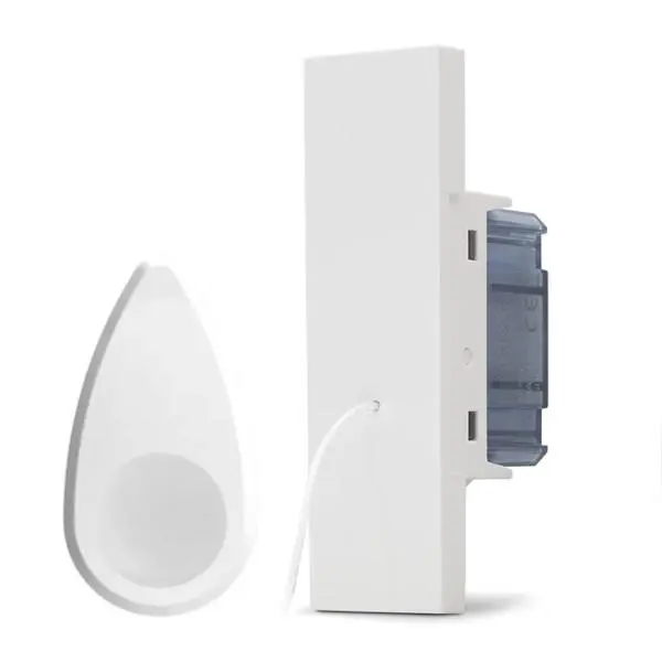 Pulsante tirante bagno unipolare bianco linea Zen
