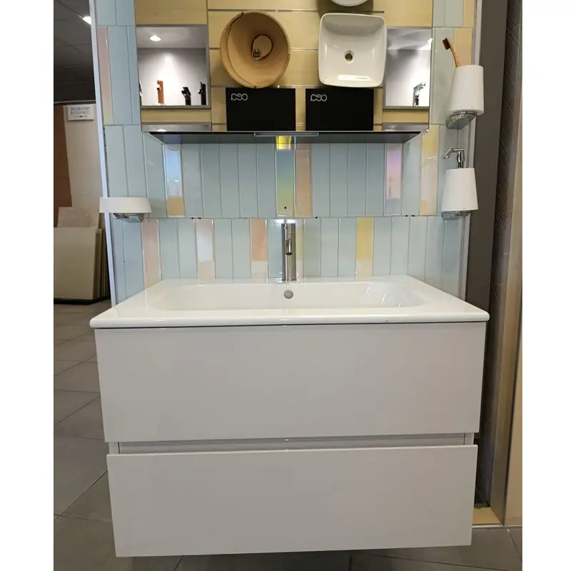 Puntotre mobile lavabo 70x51cm con specchio contenitore Expo