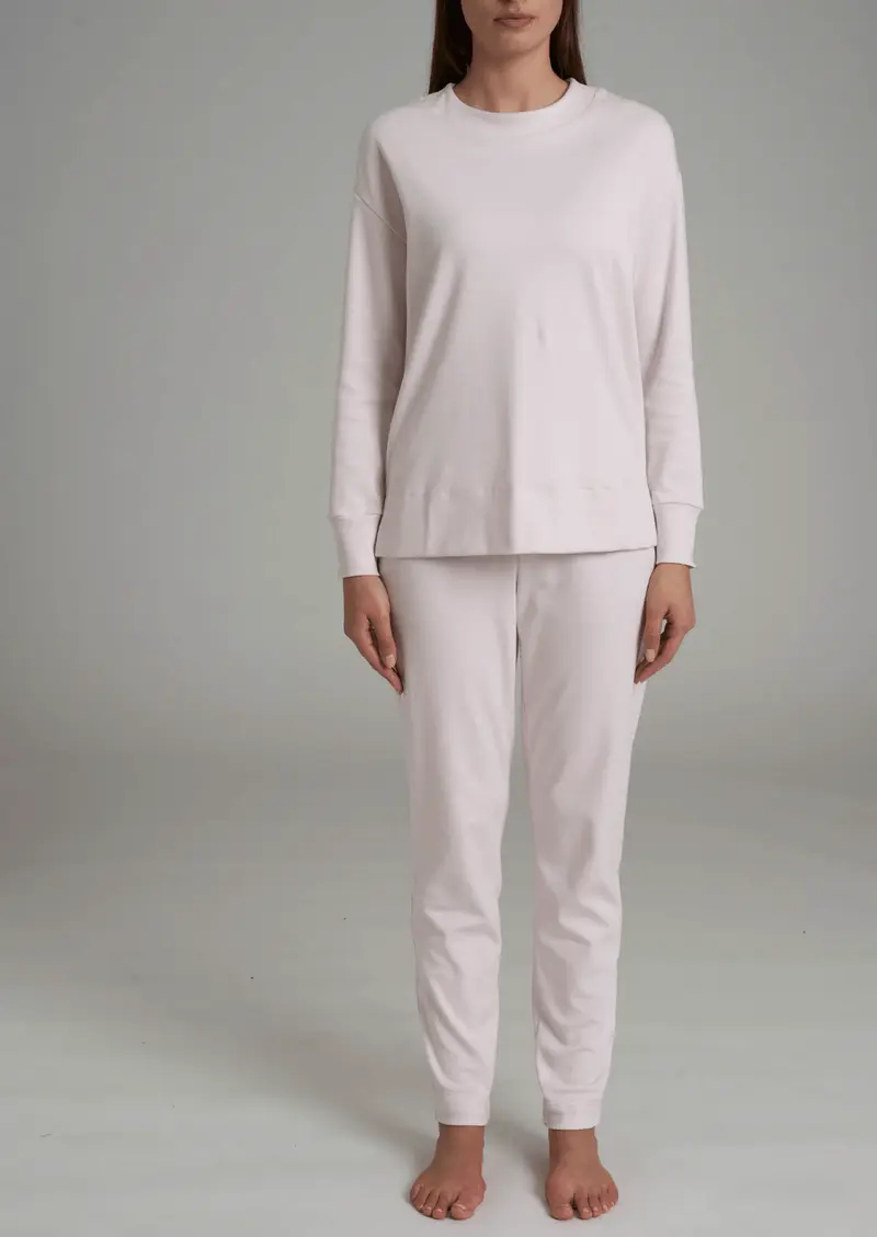 Ragno Pigiama Donna Girocollo in Caldo Cotone DR70NQ