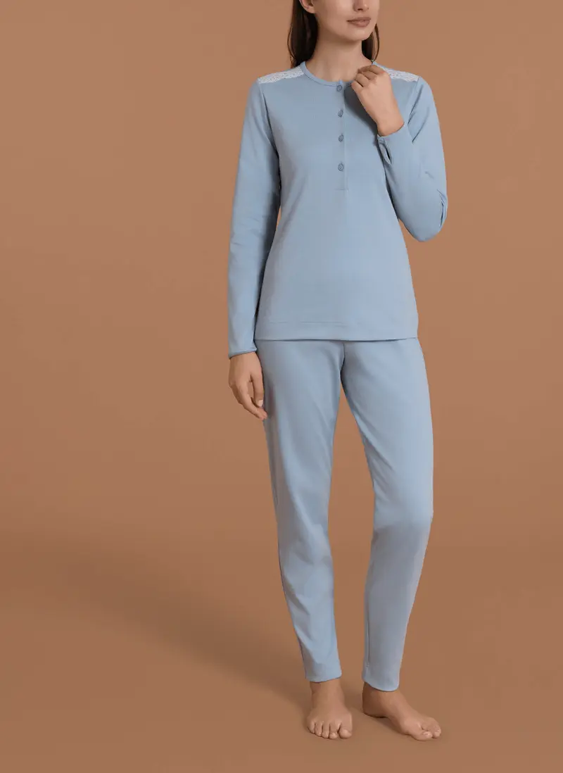 Ragno Pigiama Donna Serafino in C. Cotone DR94N1
