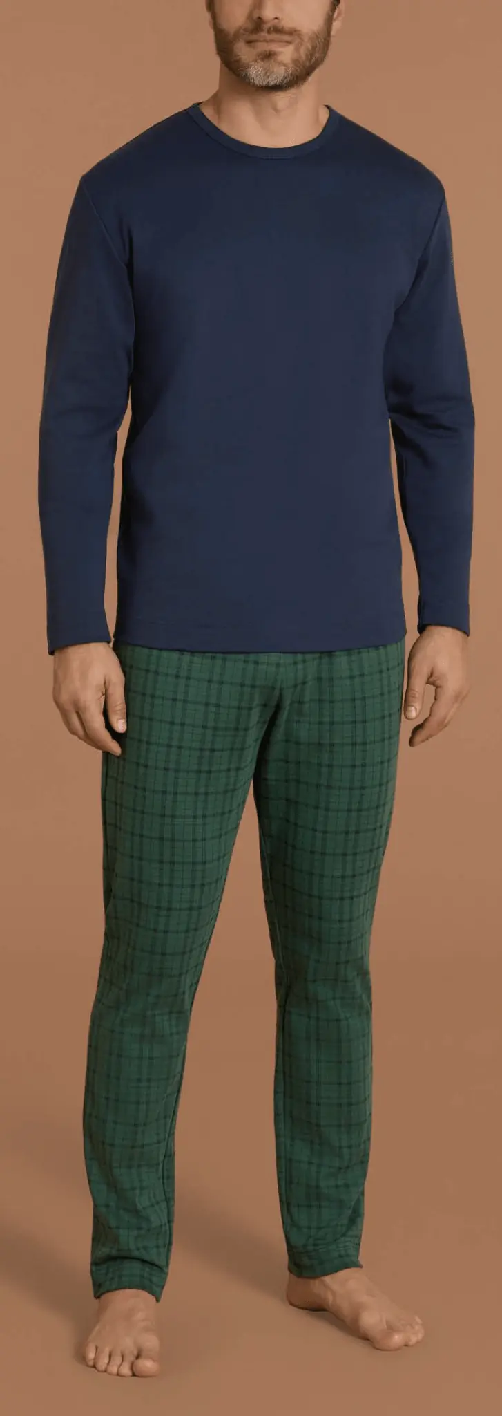 Ragno Pigiama Girocollo Uomo C. Cotone UA73NQ