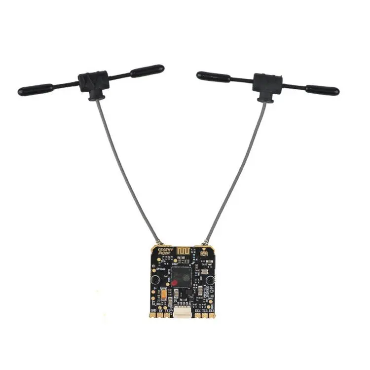 Ricevitore FlySky PR02 ELRS Dual-Core Diversity con doppio TXCO di potenza backhaul da 2,4 GHz e 250 MW., PR02