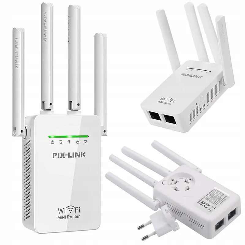 Ripetitore extender WiFi 300mbps con 4 antenne e WPS