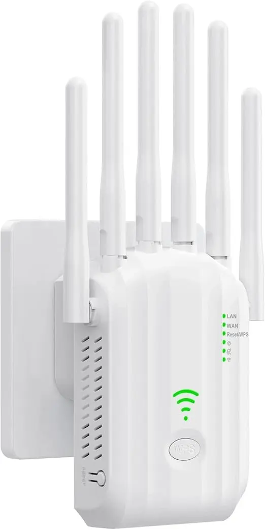 Ripetitore WiFi Dual Band 1200 Mbps con 6 antenne Q-A108