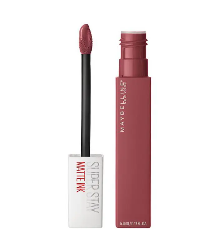 Rossetto Liquido Maybelline SuperStay Matte Ink Nude 80 - Ruler | Finish Matte Lunga Tenuta 16 Ore, No Transfer