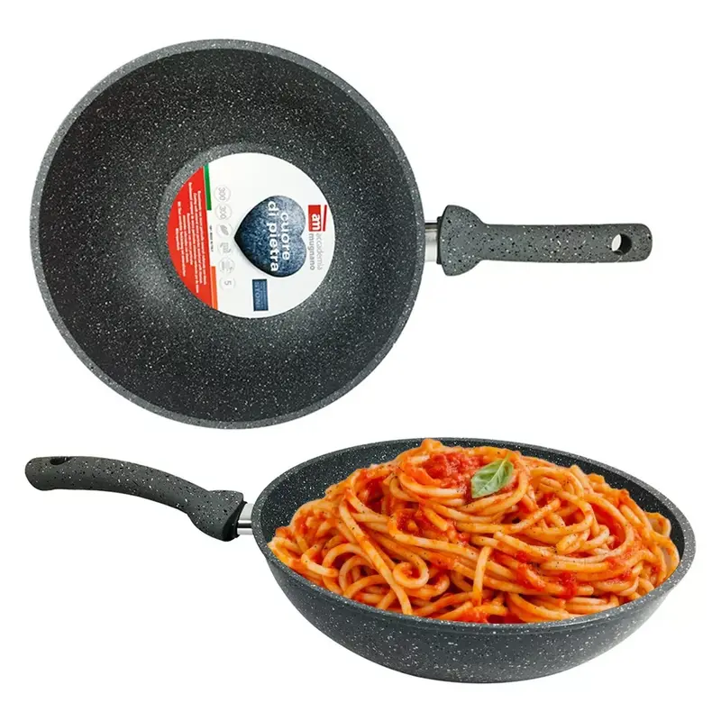 Saltapasta CUORE DI PIETRA – Antiaderente – Ø 24 CM – Gas