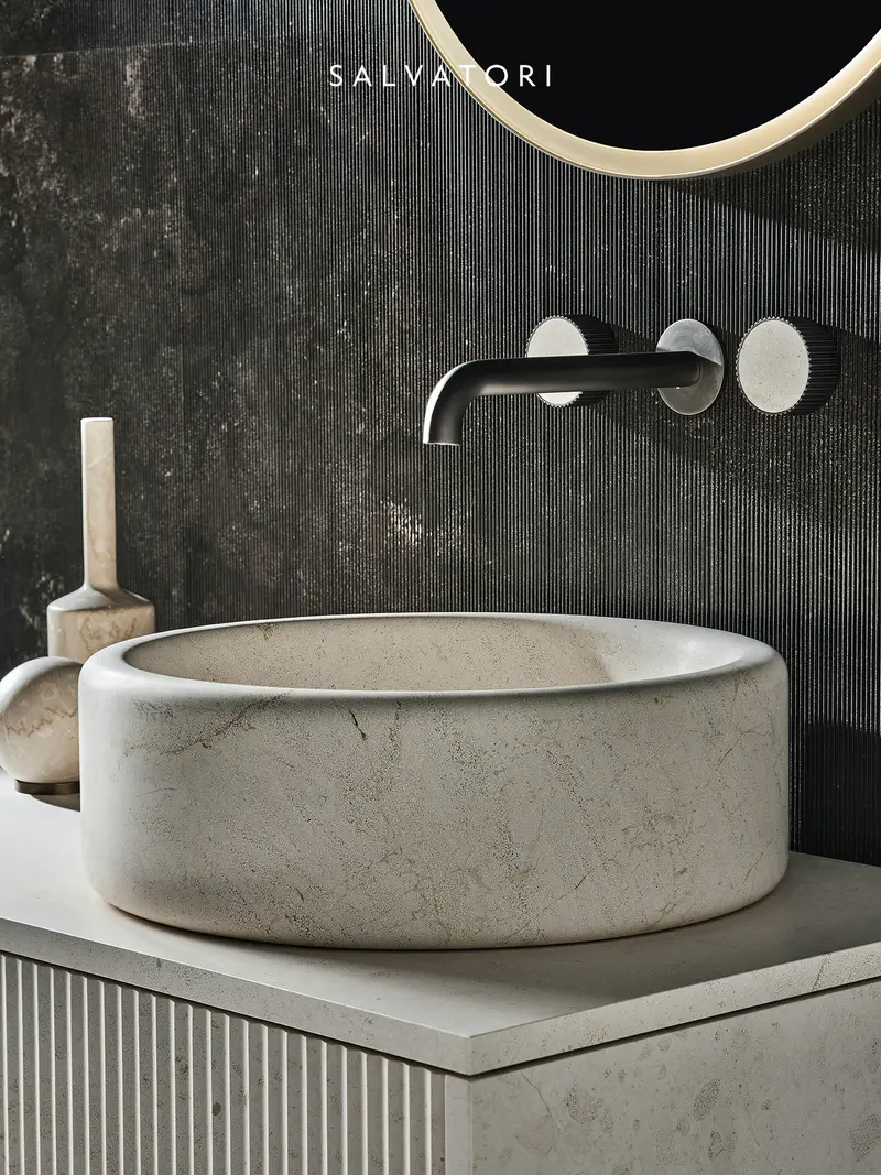 Salvatori Balnea lavabo da appoggio tondo BALNEA