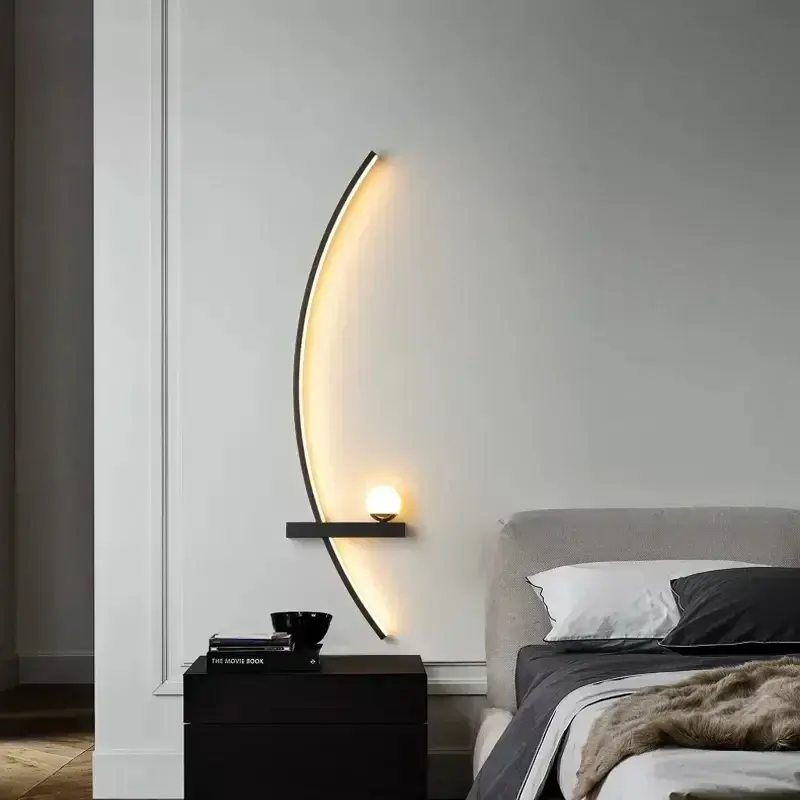 Scandinavian Bedroom Bedside Wall Lamp