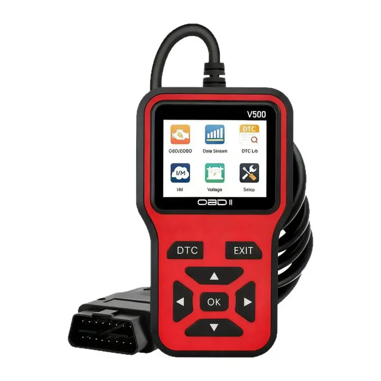 Scanner diagnostico OBDII per auto V500, lettore di codici di errore del motore