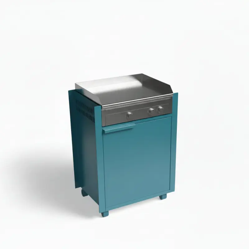 Scenario Outdoor plancha a gas da esterno con carrello PC05-60-G