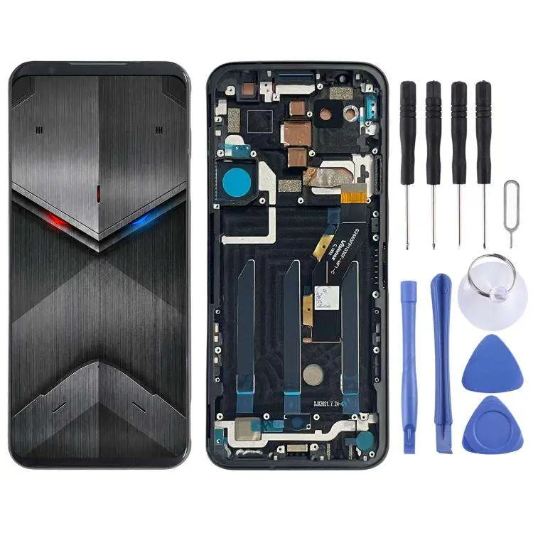 Schermo LCD con digitalizzatore e cornice per ZTE nubia RedMagic 5S