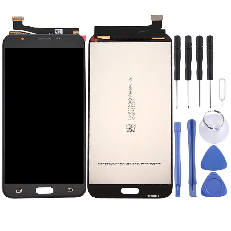 Schermo LCD Super AMOLED con touch per Samsung Galaxy J7 V e J7 Perx