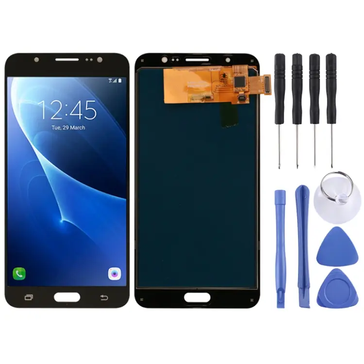 Schermo LCD TFT con touch per Samsung Galaxy J7 (2016), nero