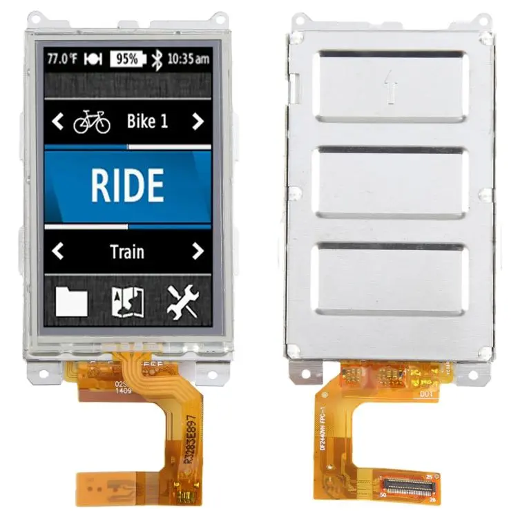 Schermo LCD touchscreen di ricambio per Garmin Edge Alpha 100
