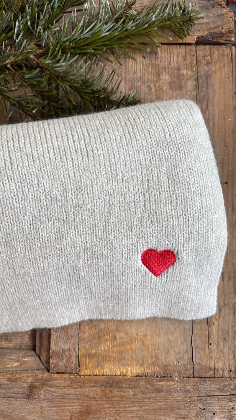 Sciarpa Heart nuvola