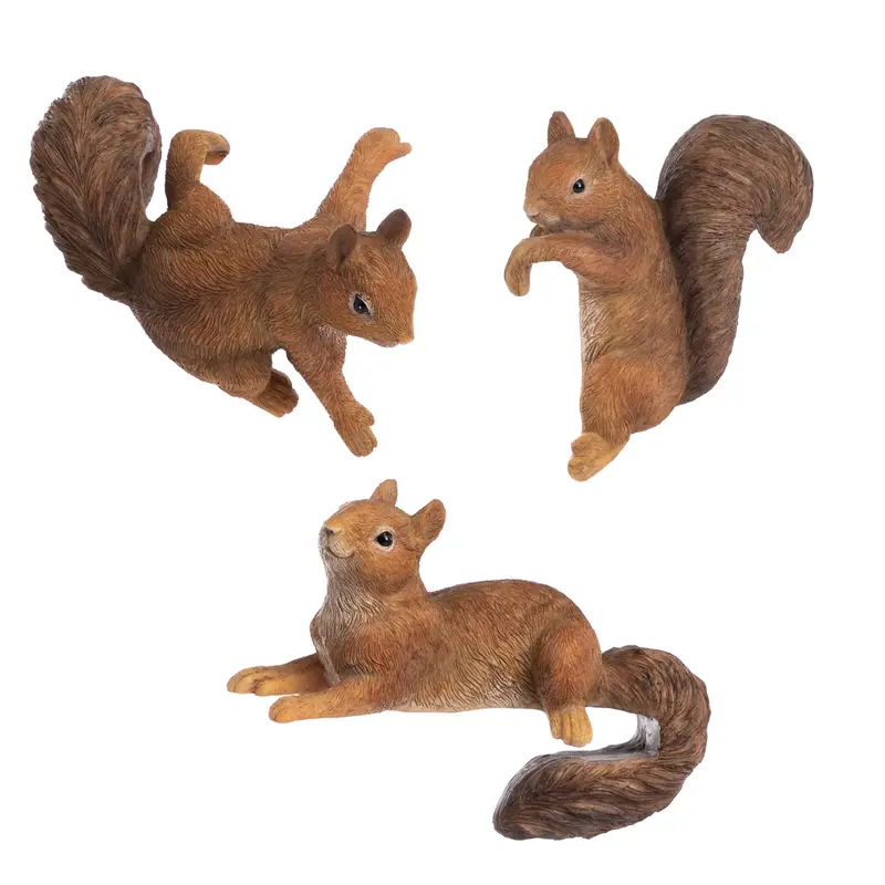 Scoiattolo Appendivaso Decorativo in Resina – Goodwill, 12,5cm