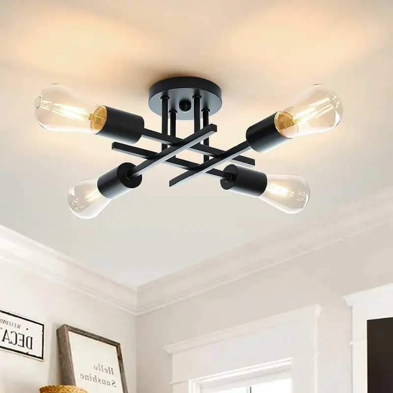 Semi Flush Mount Modern Chandeliers