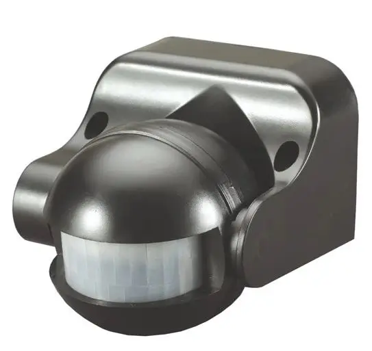 Sensore di movimento PIR 1200W nero GETI GS1101B