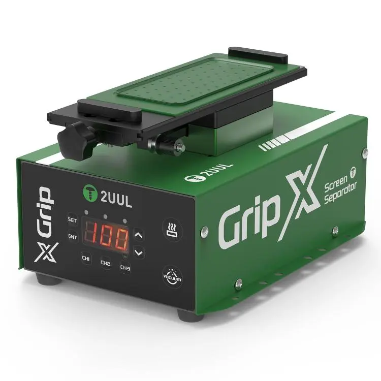 Separatore riscaldato Grip X per schermi LCD di telefoni