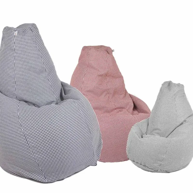 SESSANTOTTO 68 Pied de Poule, Pouf Poltrona Sacco L Sfoderabile