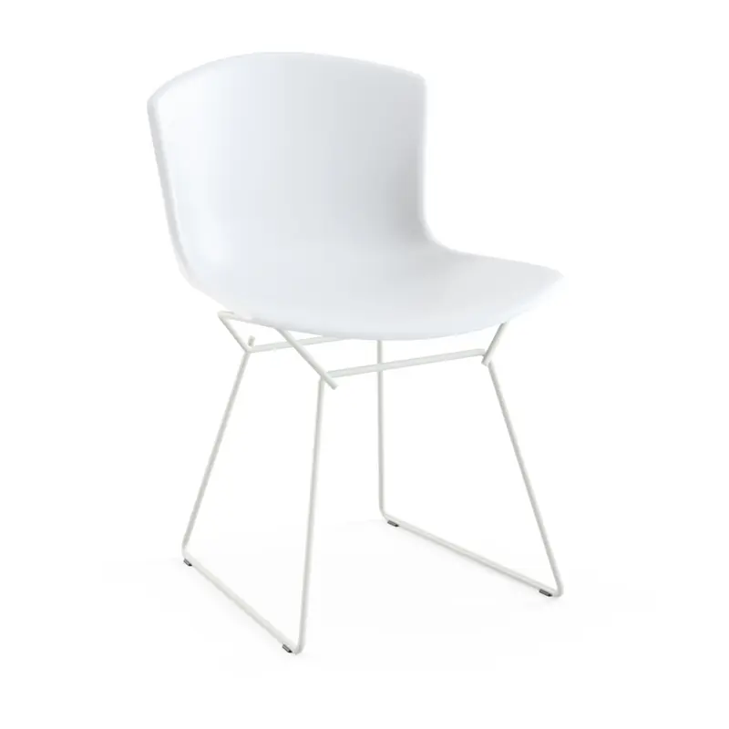 Set di 2 sedie Bertoia Plastic Chair (struttura bianca)