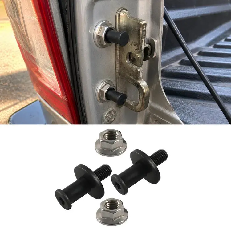 Set di 4 bulloni di bloccaggio per portellone posteriore auto per Nissan Navara D40 2005–2013 90503-JT30A, 90503-EB700