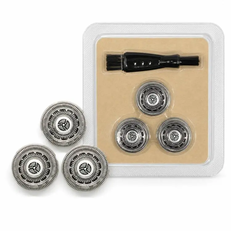 Set di lame di ricambio SH90 per taglierine per fogli Philips Norelco serie 9000 S9011 RQ12 con spazzola, SH90 3pcs Blade