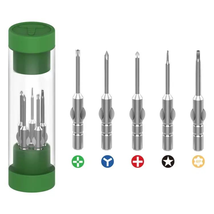 Set di punte magnetiche per cacciavite 5 in 1 da 4 mm