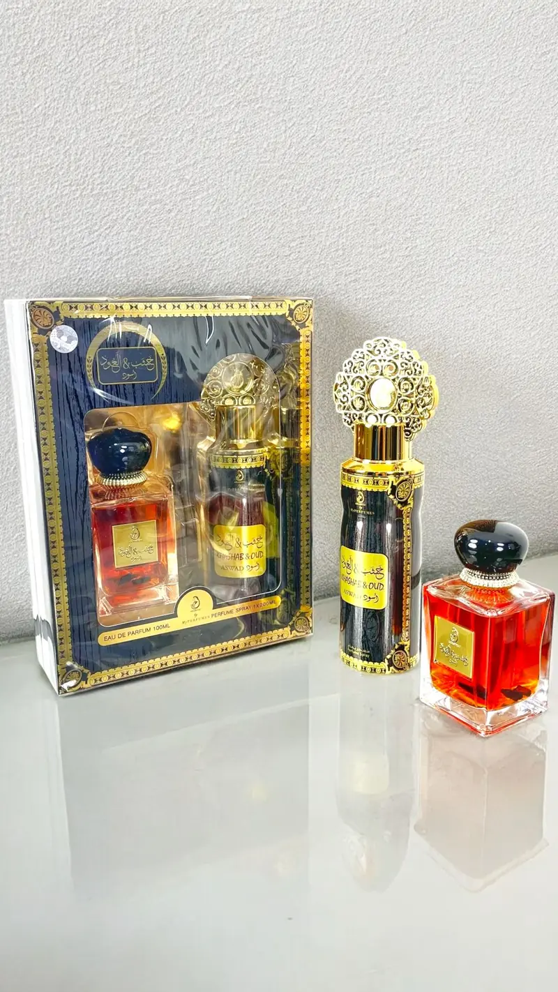 Set regalo Khashab & Oud aswad 100ml + Deo 200ml