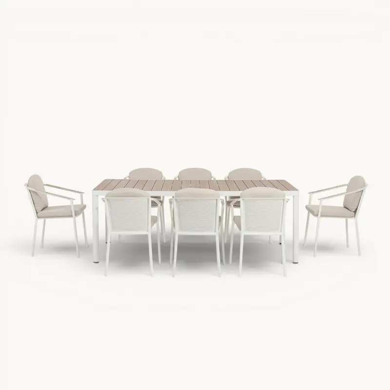 Set tavolo e 8 sedie Ulises