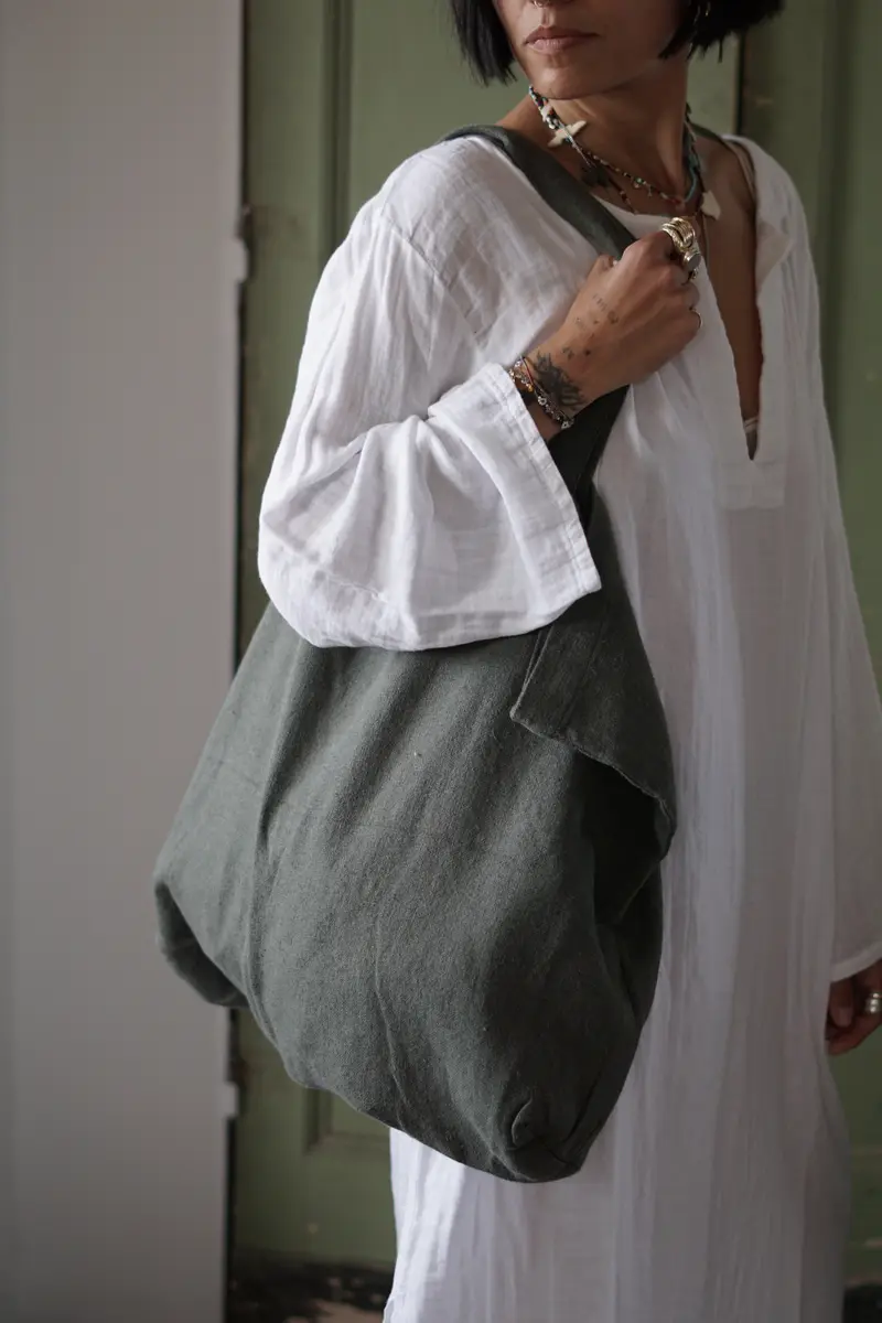 Shopper in Lino e Cotone