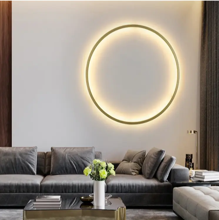 Simple Background Decoration Wall Lamp