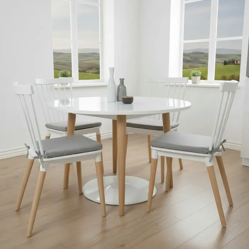 SITZ 45, Cuscino per Sedie Cucina con Lacci 45 x h3