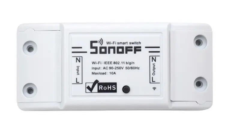 Smart Switch WIFI Sonoff con controllo remoto e timer