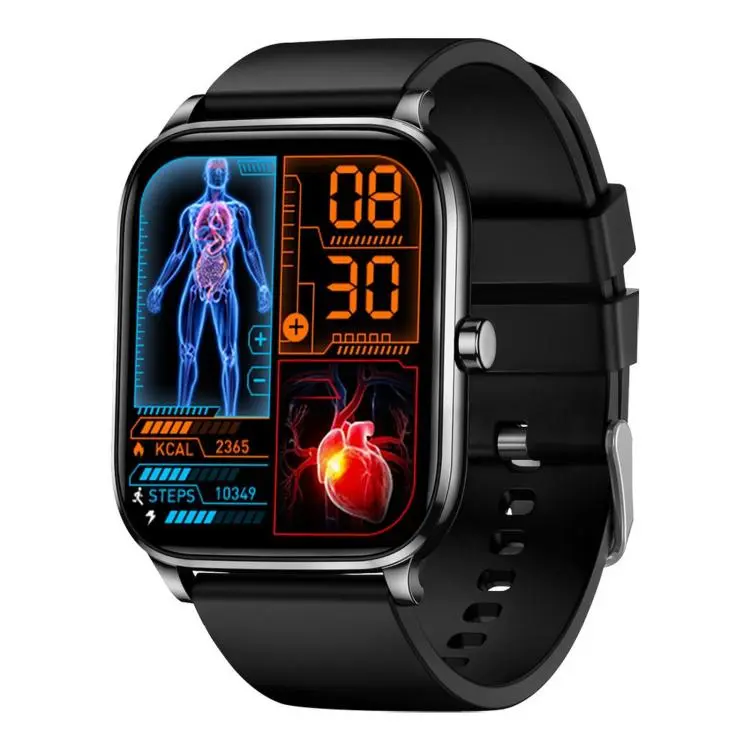 Smartwatch Y8 con chiamate Bluetooth, fitness tracker, monitoraggio della frequenza cardiaca e del sonno.