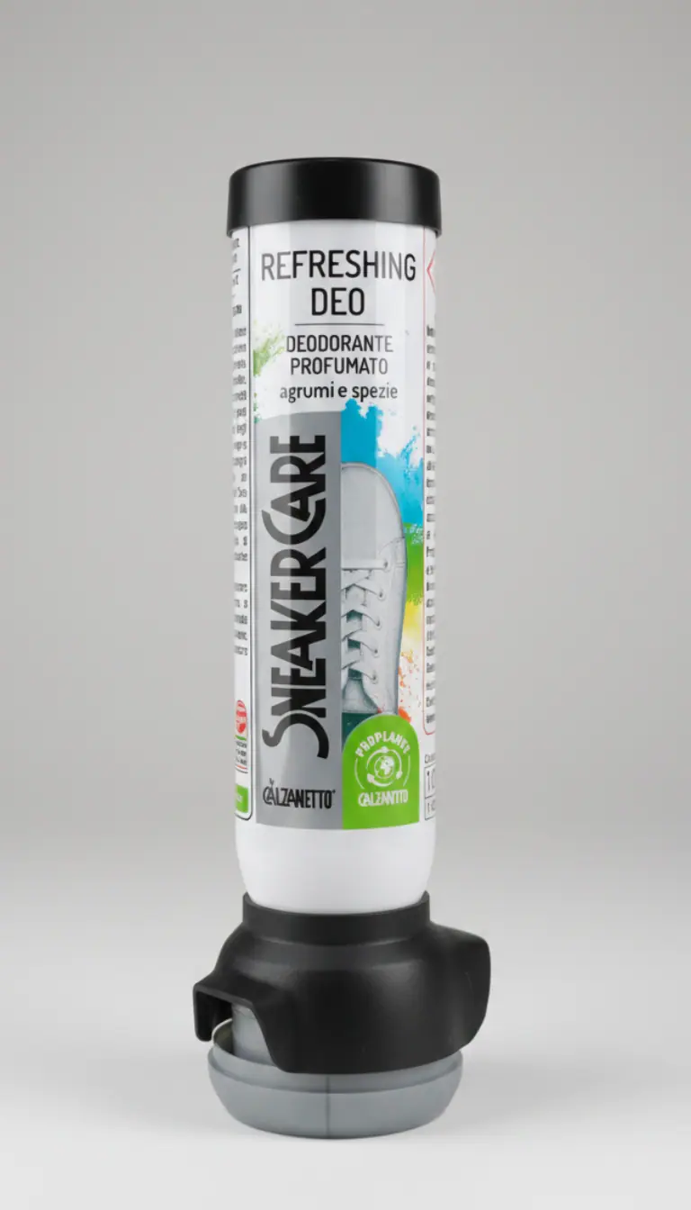 SneakerCare Refreshing DEO 100 ml | Deodorante per Scarpe e Sneakers | Fragranza Agrumi e Spezie | Azione Igienizzante e Anti-Odore a Lunga Durata