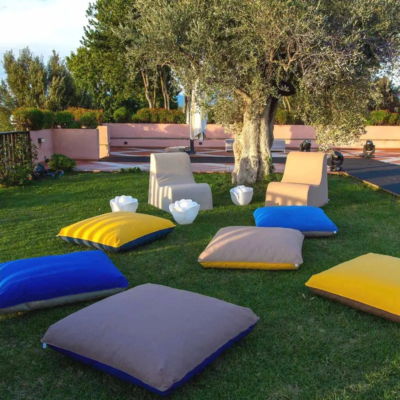 SOAP 100x100, Beanbag e Cuscino da Pavimento per esterni