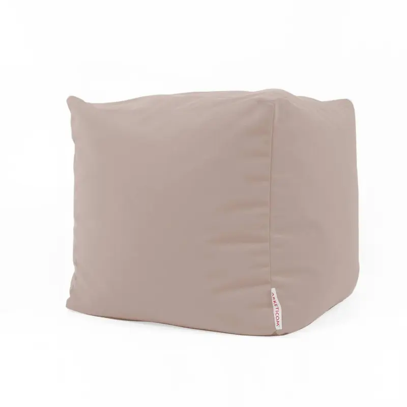 SOFT CUBE 42, Pouf Sacco per Esterni Sfoderabile 42x42 h42