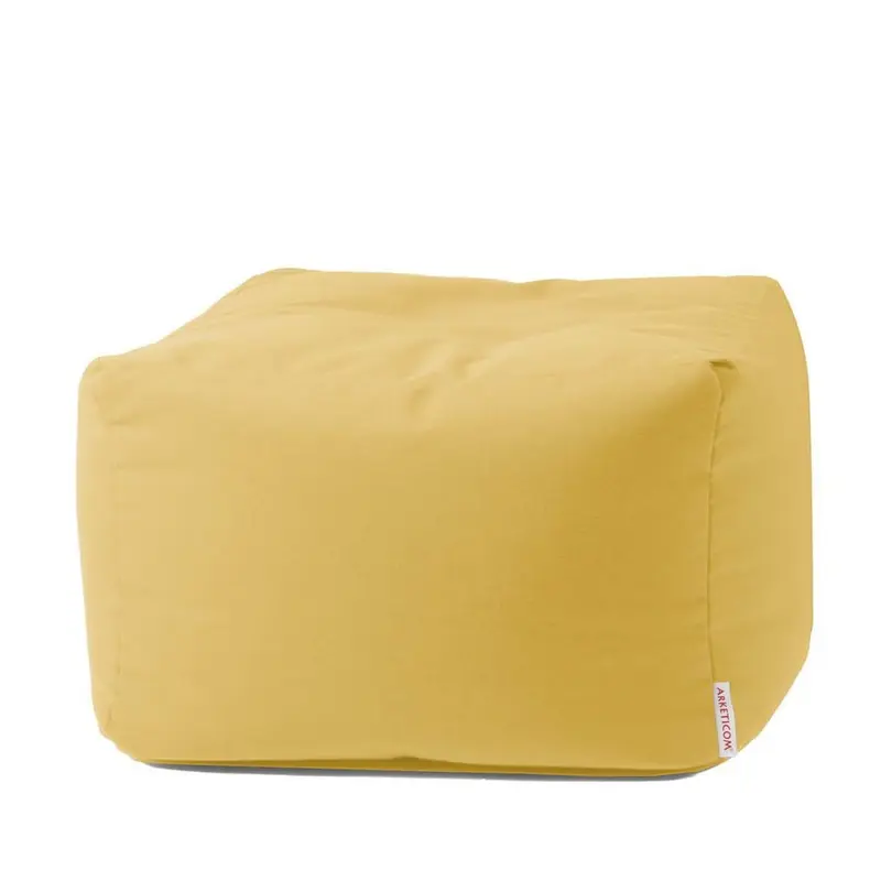 SOFT CUBE 60, Pouf Sacco per Esterni Sfoderabile 60x60 h42