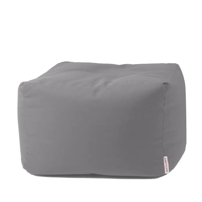 SOFT CUBE 80, Pouf Sacco per Esterni Sfoderabile 80x80 h42