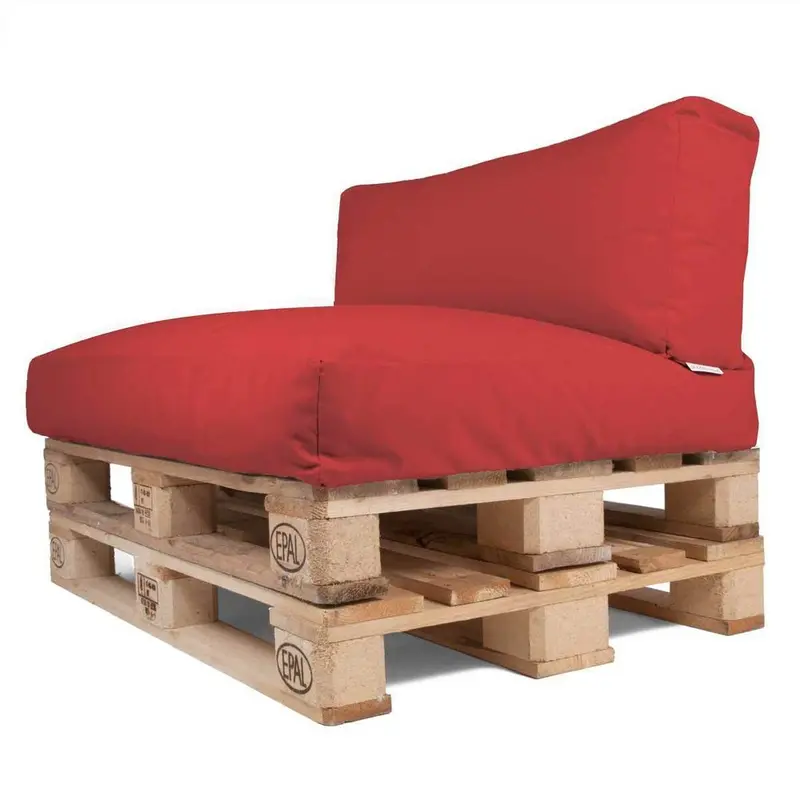 SOFT PALLET, Cuscino Schienale Pallet Morbido per Esterni 120x40